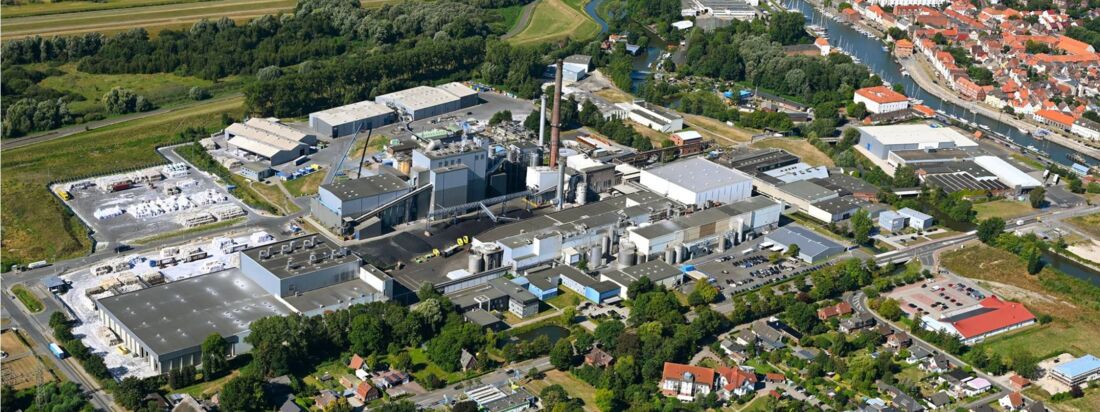 carbon-neutral hydrogen peroxide for recycling paper manufacturer Steinbeis