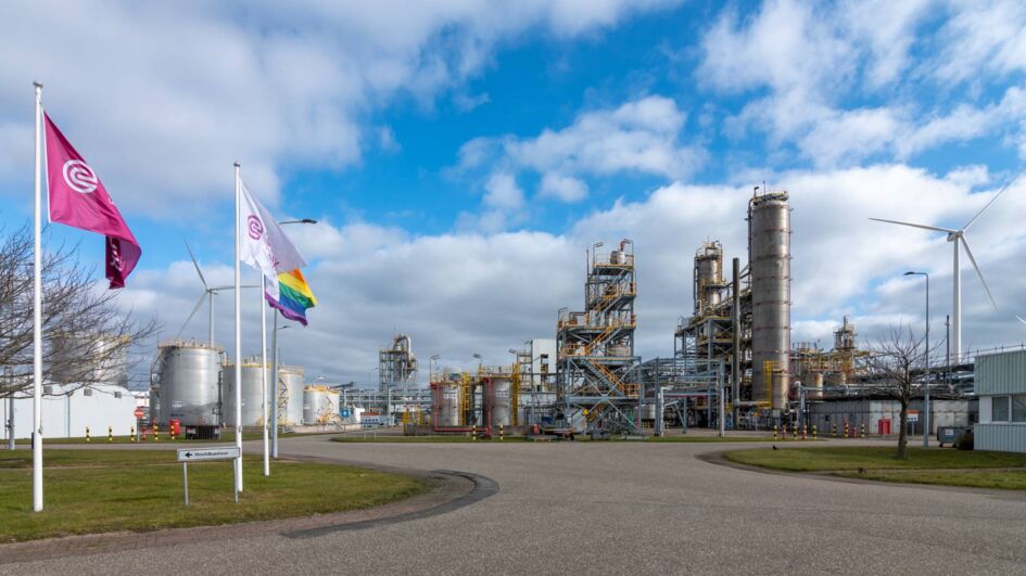 Evonik's hydrogen peroxide plant in Delfzijl